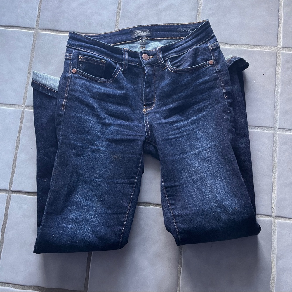 Judy Blue Bootcut Dark Jeans 7/27
